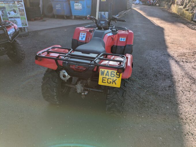 Honda TRX 420 FM1 quad bike