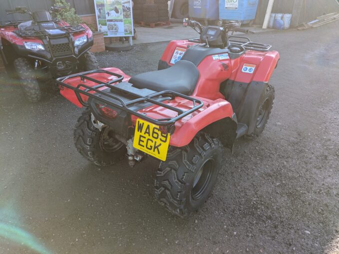 Honda TRX 420 FM1 quad bike