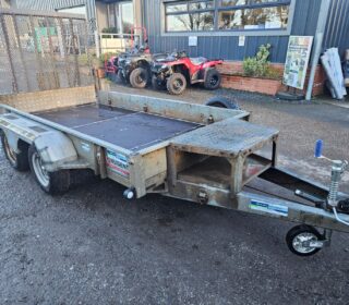 Used Nugent plant trailer (3.5 tonne)