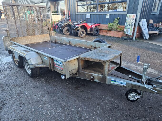 Used Nugent plant trailer (3.5 tonne)