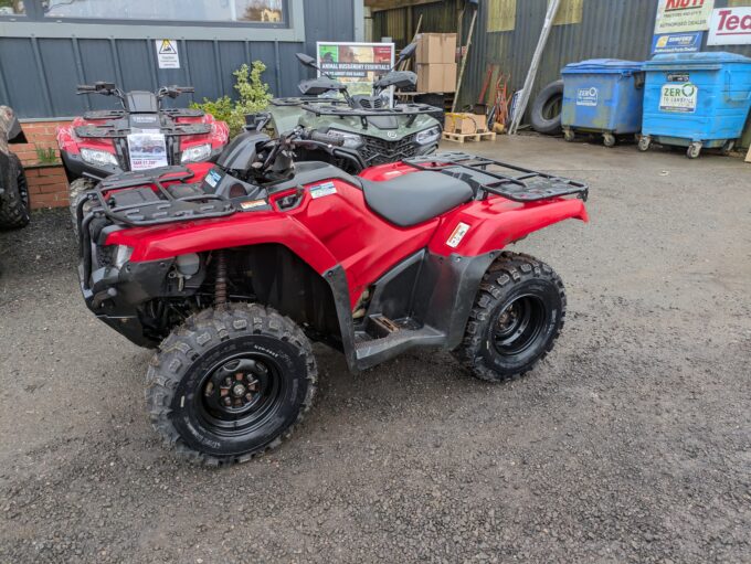 Honda TRX420 72 plate quad bike