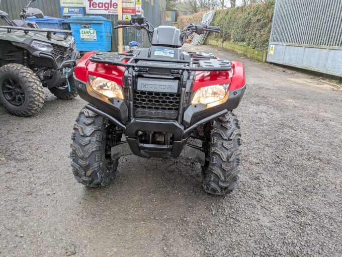 Honda TRX420 72 plate quad bike