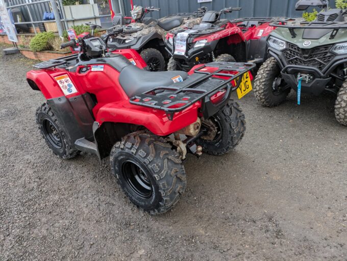 Honda TRX420 72 plate quad bike