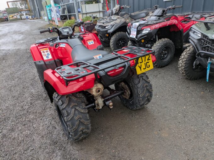 Honda TRX420 72 plate quad bike