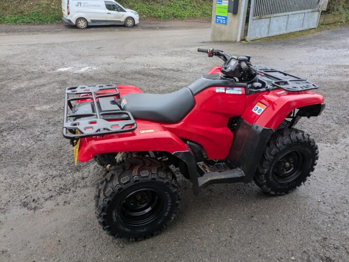 Honda TRX420 72 plate quad bike