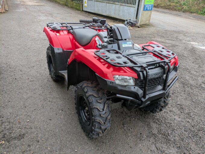 Honda TRX420 72 plate quad bike