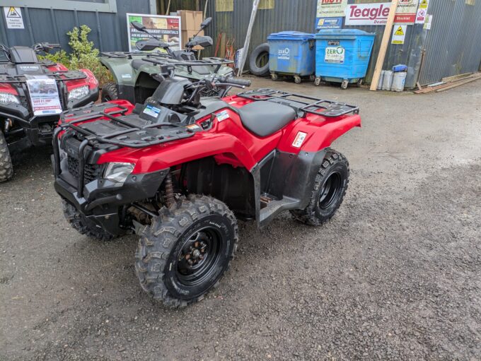 Honda TRX420 72 plate quad bike