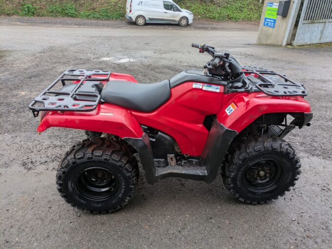 72 plate Honda TRX420 quad bike