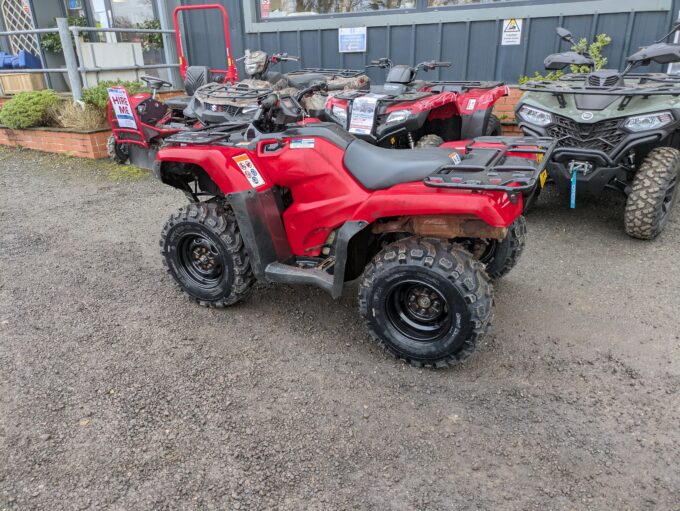 72 plate Honda TRX420 quad bike