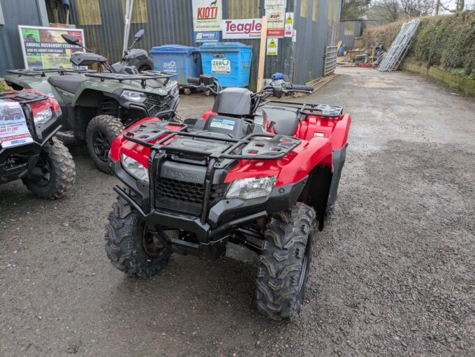 Honda TRX420 72 plate quad bike