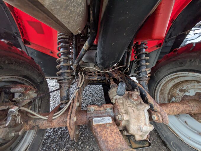 Suspension springs on Kymco MXU 500