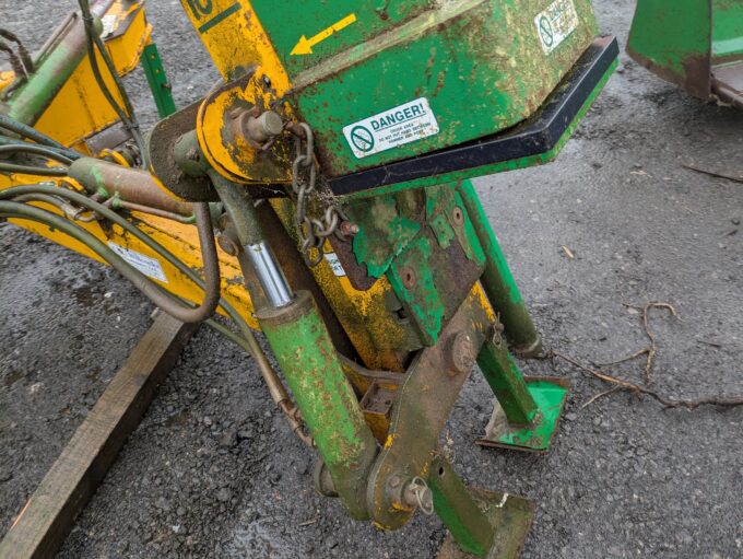 Used Twyman tractor mounted post knocker