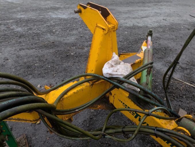 Used Twyman tractor mounted post knocker