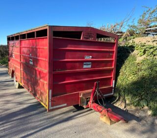 Portequip 18' x 8' Livestock trailer