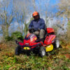 Canycom CMX2408 4WD Ride-on Brushcutter mowing