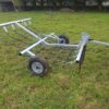 Scarrow trailed harrow behind a quad bike