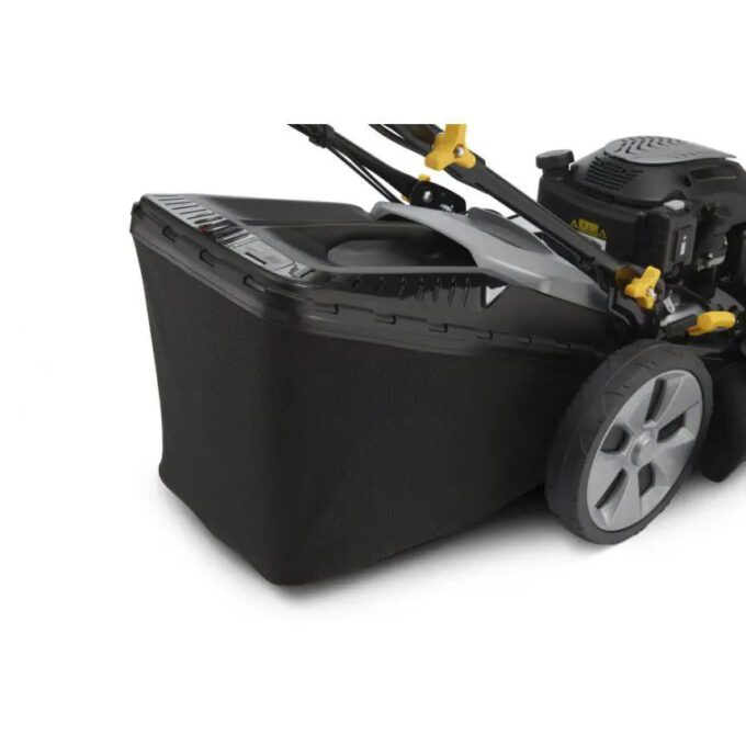 Grass collector box on Alpina AL5 46 SAEQ petrol lawnmower