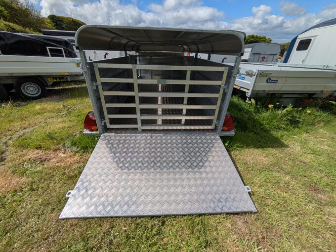 CLH 12ft x 5ft Livestock Trailer with loading ramp down