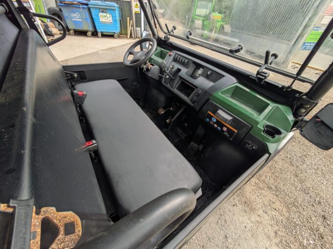 front bench seat of Kawasaki Mule Pro DX