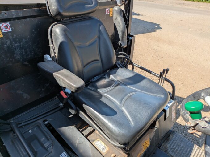 Detail of seat on Kioti WD1260