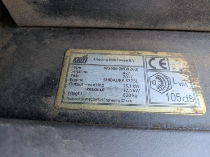 Kioti WD1260