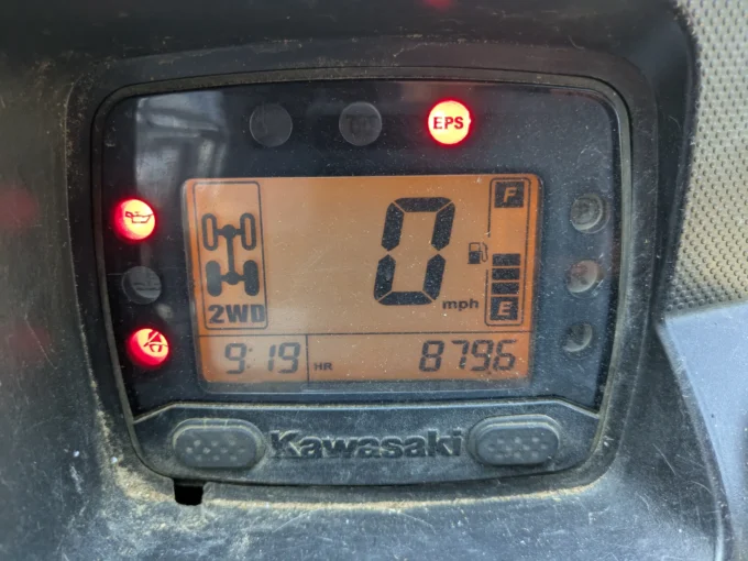 Kawasaki Mule Pro-DX odometer