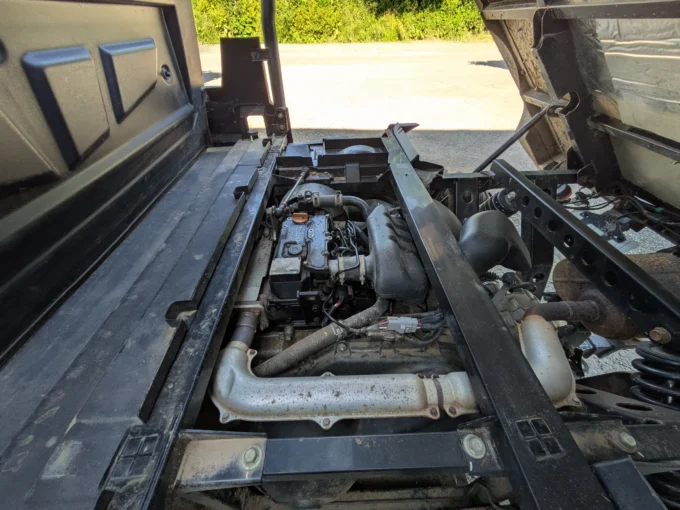 Kawasaki Mule Pro-DX engine bay