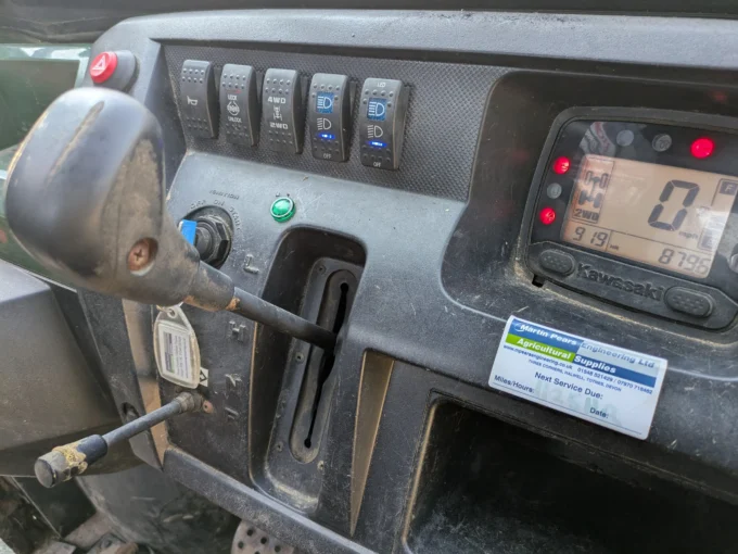 Kawasaki Mule Pro-DX dashboard