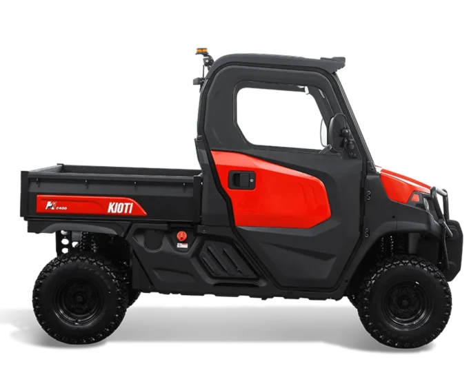 Kioti K9 2410 UTV side profile studio shot