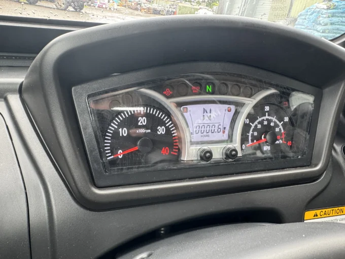 Kioti K9 2410 UTV dashboard