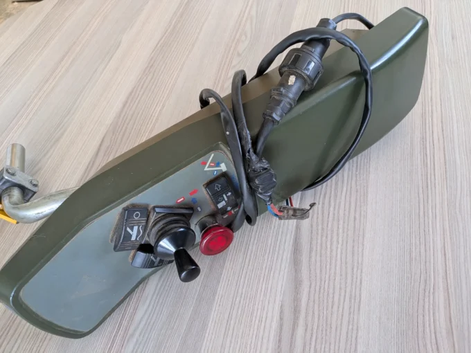 Armrest controls for Bomford Turner Hawk 5.4 Hedgecutter