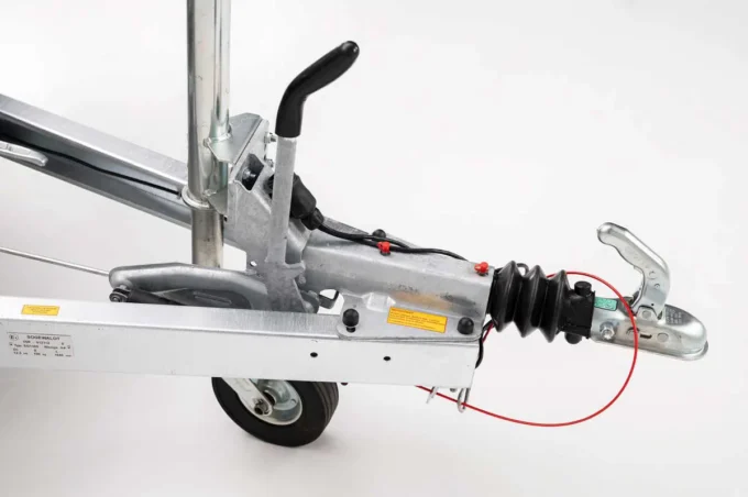 Debon Roadster Platform Tipping Trailer tow hitch