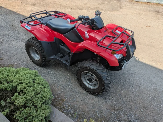 Honda Fourtrax TRX420FM quad bike