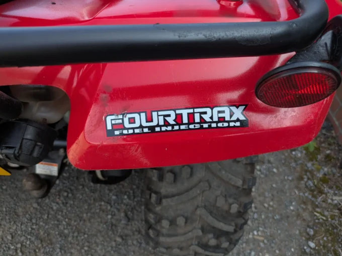 Honda Fourtrax TRX420FM quad bike sticker