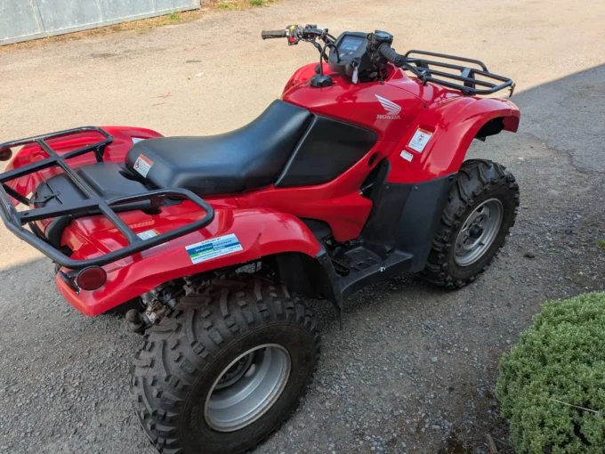 Honda Fourtrax TRX420FM quad bike