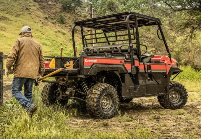 Kawasaki Mule Pro-FX 1000 at work out in the field