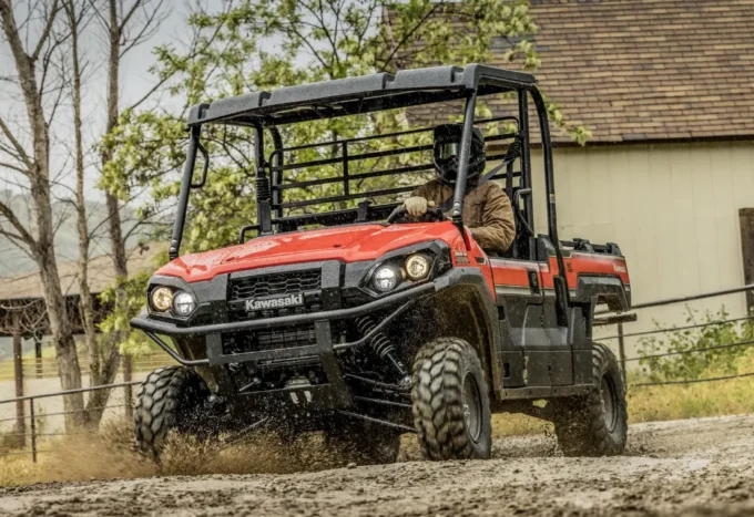 Kawasaki Mule Pro-FX 1000 MY 2025 being driven along