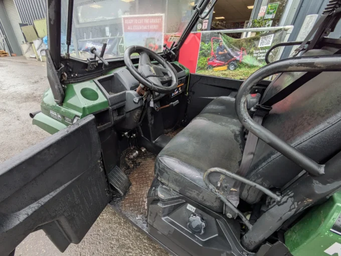 Kawasaki Mule Pro MX cab interior