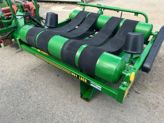 McHale 991 IBER round bale wrapper