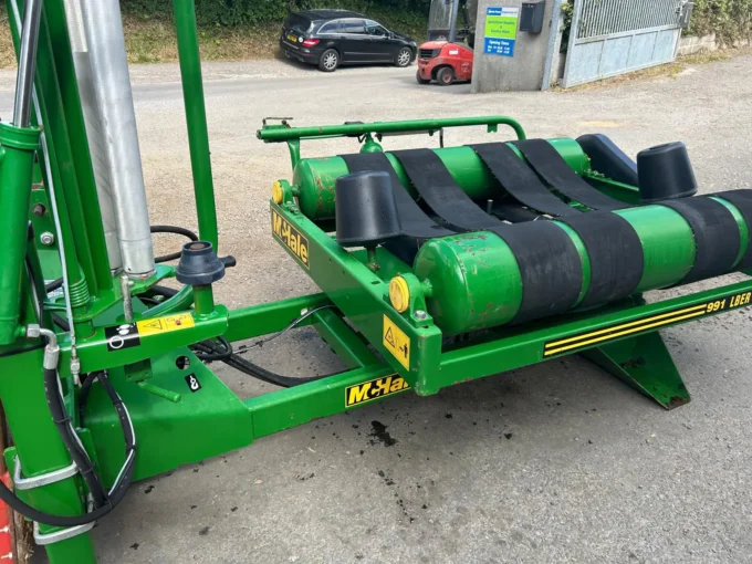 McHale 991 IBER round bale wrapper