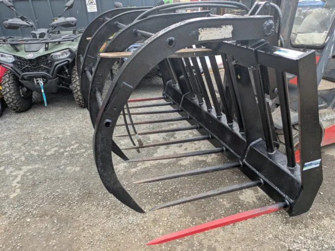 Strimech 7' 6" Muck Grab on Matpro brackets