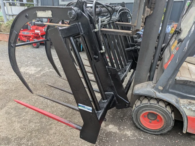 Strimech 7' 6" Muck Grab on Matpro brackets