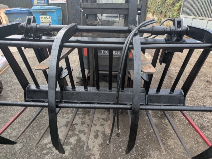Strimech 7' 6" Muck Grab on Matpro brackets