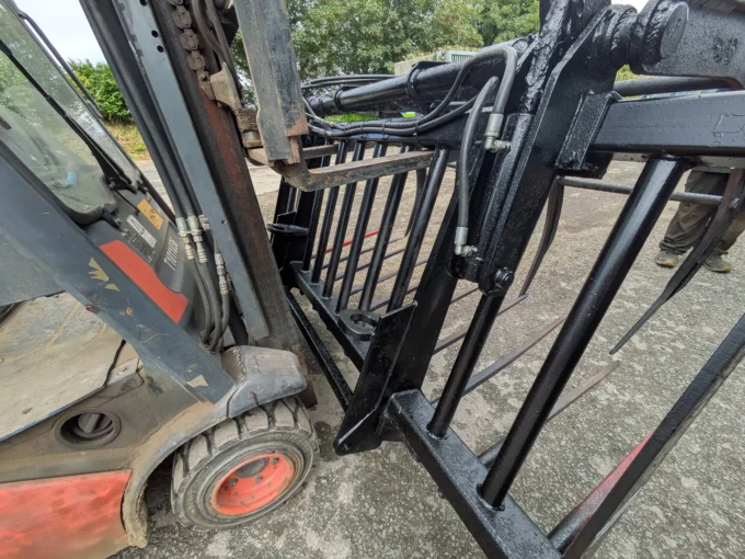 Strimech 7' 6" Muck Grab on Matpro brackets