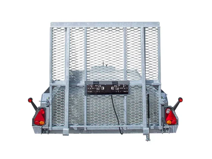 Tiki TP300 DRB Alu Plant Trailer rear view